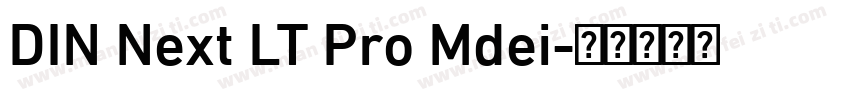 DIN Next LT Pro Mdei字体转换
